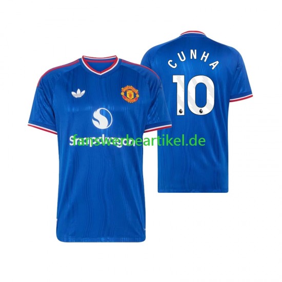 Matheus Cunha 10 Trikot Manchester United Herren Auswärtsausrüstung 2026-2027 Kurzarm