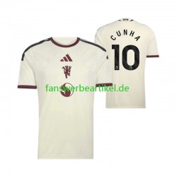 Matheus Cunha 10 Trikot Manchester United Herren Ausweich ausrüstung 2026-2027 Kurzarm