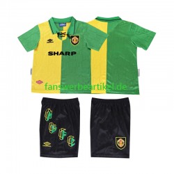 Retro 1992 Trikot Manchester United Kinder Ausweich ausrüstung 1994 Kurzarm