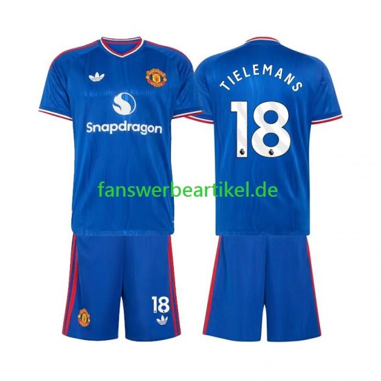 Youri Tielemans 18 Trikot Manchester United Kinder Auswärtsausrüstung 2026-2027 Kurzarm