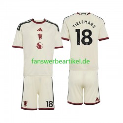 Youri Tielemans 18 Trikot Manchester United Kinder Ausweich ausrüstung 2026-2027 Kurzarm
