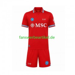 Trikot SSC Neaples Kinder Ausweich ausrüstung 2026-2027 Kurzarm