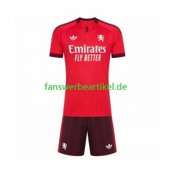 Trikot Olympique Lyon Kinder Heimausrüstung 2026-2027 Kurzarm