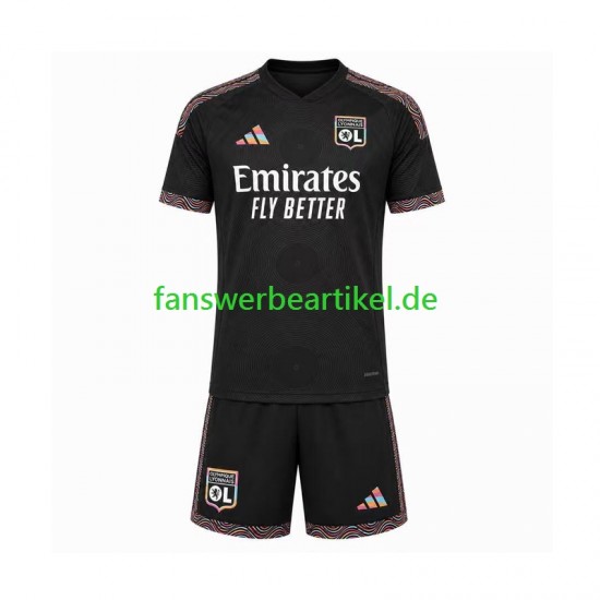 Trikot Olympique Lyon Kinder Ausweich ausrüstung 2026-2027 Kurzarm