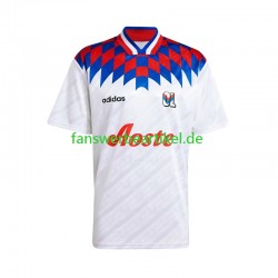 Retro 1995 1996 Trikot Olympique Lyon Herren Heimausrüstung Kurzarm