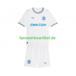 Trikot Olympique Marseille Kinder Heimausrüstung 2026-2027 Kurzarm