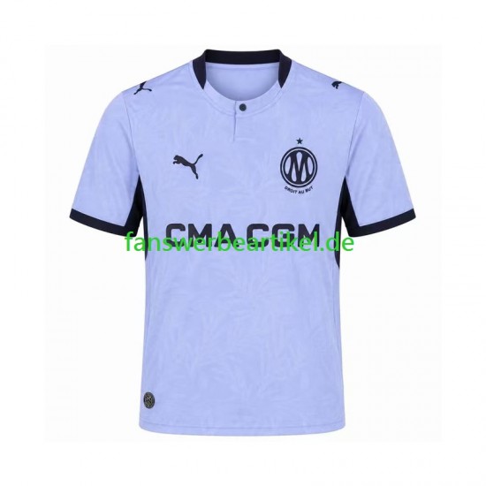 Trikot Olympique Marseille Herren Ausweich ausrüstung 2026-2027 Kurzarm