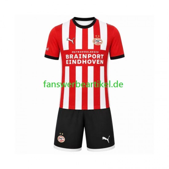 Trikot PSV Eindhoven Kinder Heimausrüstung 2026-2027 Kurzarm