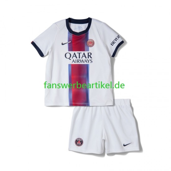 Trikot Paris Saint-Germain Kinder Auswärtsausrüstung 2026-2027 Kurzarm