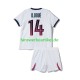 Desire Doue 14 Trikot Paris Saint-Germain Kinder Auswärtsausrüstung 2026-2027 Kurzarm
