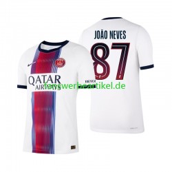 Joao Neves 87 Trikot Paris Saint-Germain Herren Auswärtsausrüstung 2026-2027 Kurzarm