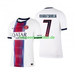 Khvicha Kvaratskhelia 7 Trikot Paris Saint-Germain Herren Auswärtsausrüstung 2026-2027 Kurzarm