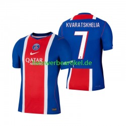 Khvicha Kvaratskhelia 7 Trikot Paris Saint-Germain Herren Heimausrüstung 2026-2027 Kurzarm