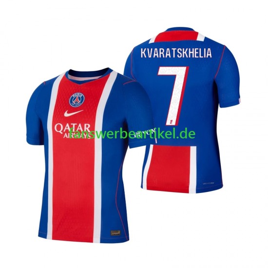 Khvicha Kvaratskhelia 7 Trikot Paris Saint-Germain Herren Heimausrüstung 2026-2027 Kurzarm