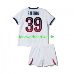 Matvey Safonov 39 Trikot Paris Saint-Germain Kinder Auswärtsausrüstung 2026-2027 Kurzarm