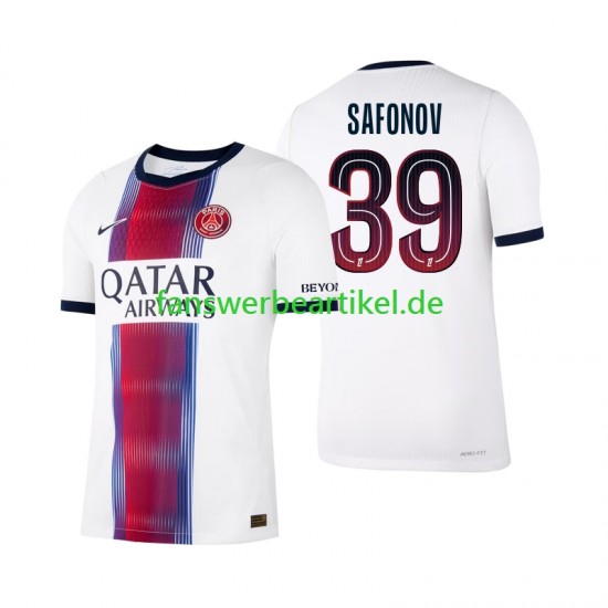 Matvey Safonov 39 Trikot Paris Saint-Germain Herren Auswärtsausrüstung 2026-2027 Kurzarm