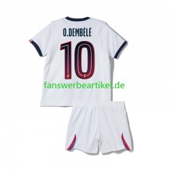 Ousmane Dembele 10 Trikot Paris Saint-Germain Kinder Auswärtsausrüstung 2026-2027 Kurzarm