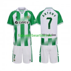 Anthoy 7 Trikot Real Betis Kinder Heimausrüstung 2026-2027 Kurzarm