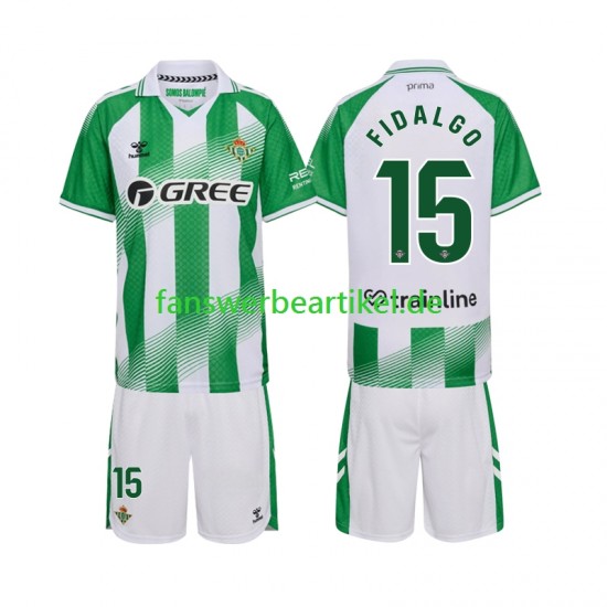 Fidalgo 15 Trikot Real Betis Kinder Heimausrüstung 2026-2027 Kurzarm