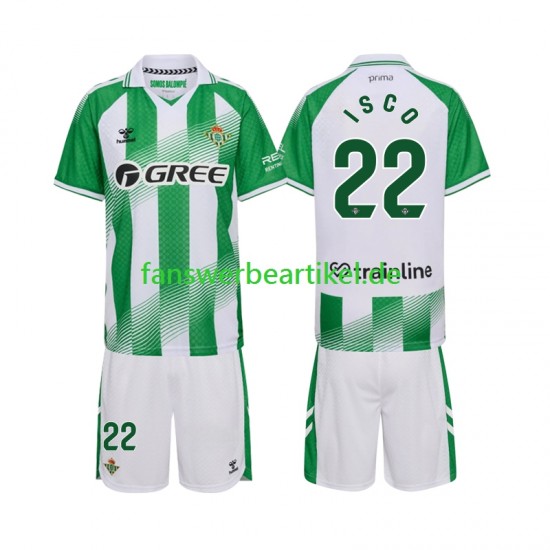 Isco 22 Trikot Real Betis Kinder Heimausrüstung 2026-2027 Kurzarm