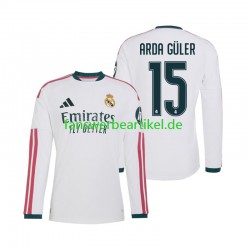 Arda Guler 15 Trikot Real Madrid Herren Heimausrüstung 2026-2027 Langarm