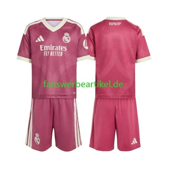Trikot Real Madrid Kinder Ausweich ausrüstung 2026-2027 Kurzarm