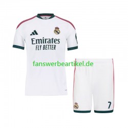 Cristiano Ronaldo 7 Trikot Real Madrid Kinder Heimausrüstung 2026-2027 Kurzarm
