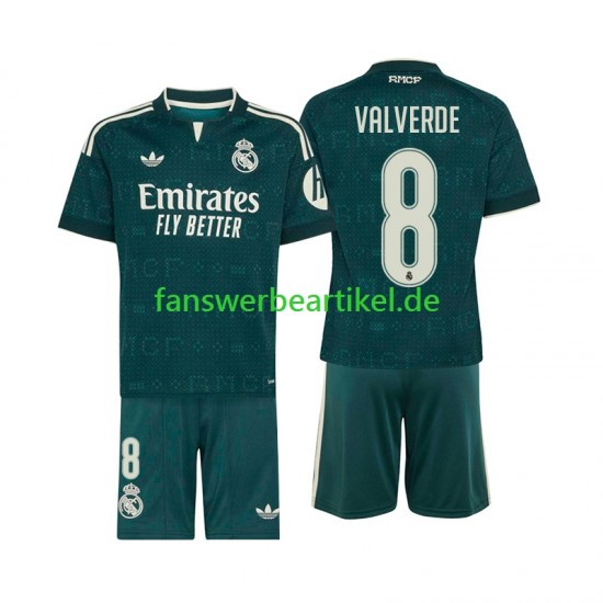 Federico Valverde 8 Trikot Real Madrid Kinder Auswärtsausrüstung 2026-2027 Kurzarm