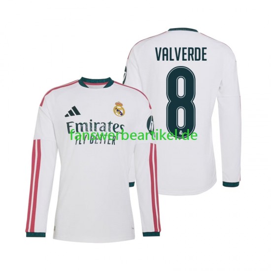 Federico Valverde 8 Trikot Real Madrid Herren Heimausrüstung 2026-2027 Langarm