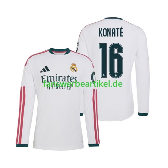Ibrahima Konate 16 Trikot Real Madrid Herren Heimausrüstung 2026-2027 Langarm