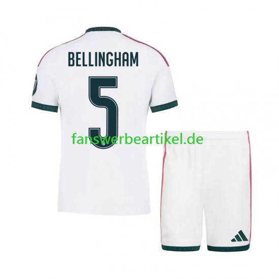 Jude Bellingham 5 Trikot Real Madrid Kinder Heimausrüstung 2026-2027 Kurzarm