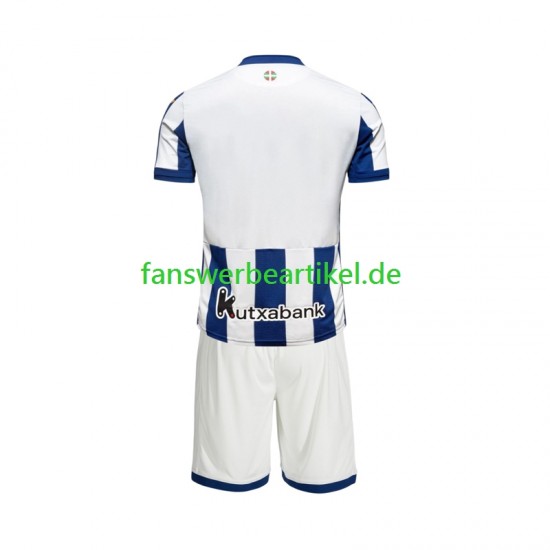 Trikot Real Sociedad Kinder Heimausrüstung 2026-2027 Kurzarm