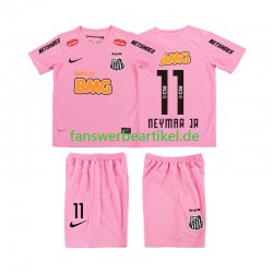 Santos Neymar JR 11 Retro 2012 2013 Trikot Kinder Viertes ausrüstung Kurzarm