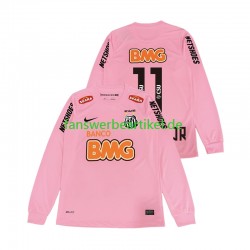 Santos Neymar JR 11 Retro 2012 2013 Trikot Herren Viertes ausrüstung Langarm