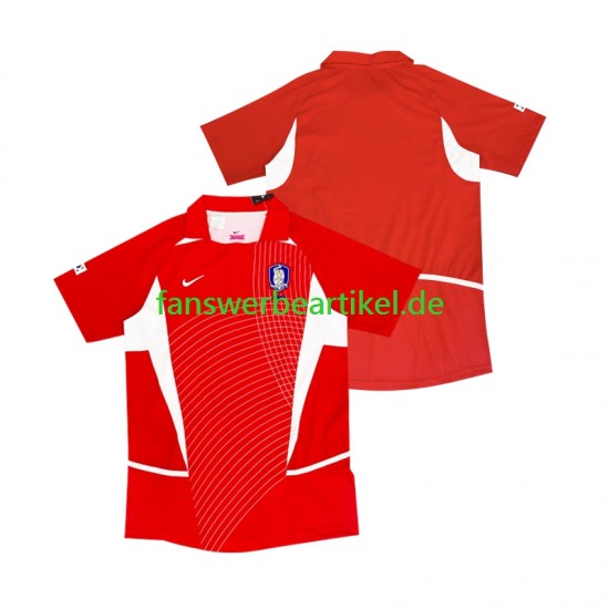 Retro 2002 Trikot Südkorea Herren Heimausrüstung Kurzarm