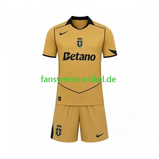 Trikot Sporting CP Kinder Auswärtsausrüstung 2026-2027 Kurzarm