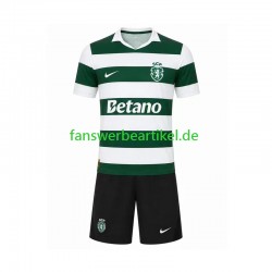 Trikot Sporting CP Kinder Heimausrüstung 2026-2027 Kurzarm