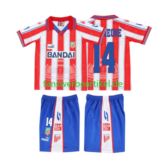 SIMEONE 14 Retro 1996 1997 Trikot Sporting CP Kinder Heimausrüstung Kurzarm