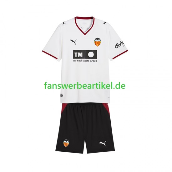 Trikot Valencia CF Kinder Heimausrüstung 2026-2027 Kurzarm