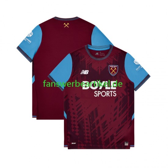 Trikot West Ham United Herren Heimausrüstung 2026-2027 Kurzarm