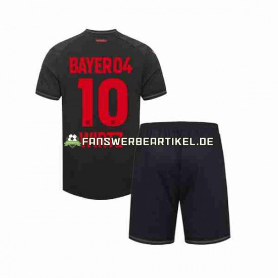 Florian Wirtz 10 Trikot Bayer 04 Leverkusen Kinder Heimausrüstung 2023-2024 Kurzarm