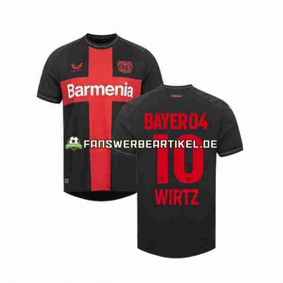 Florian Wirtz 10 Trikot Bayer 04 Leverkusen Herren Heimausrüstung 2023-2024 Kurzarm