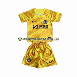 Torwart Trikot Chelsea Kinder Heimausrüstung 2023-2024 Kurzarm