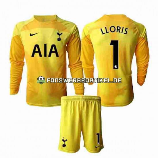 Hugo Lloris 1 Torwart Trikot Tottenham Hotspur Kinder Heimausrüstung 2022-2023 Langarm