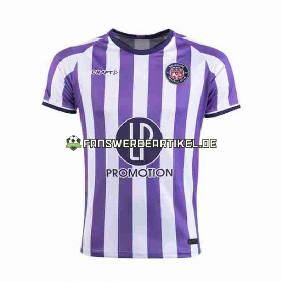 Toulouse Trikot Herren Heimausrüstung 2023-2024 Kurzarm