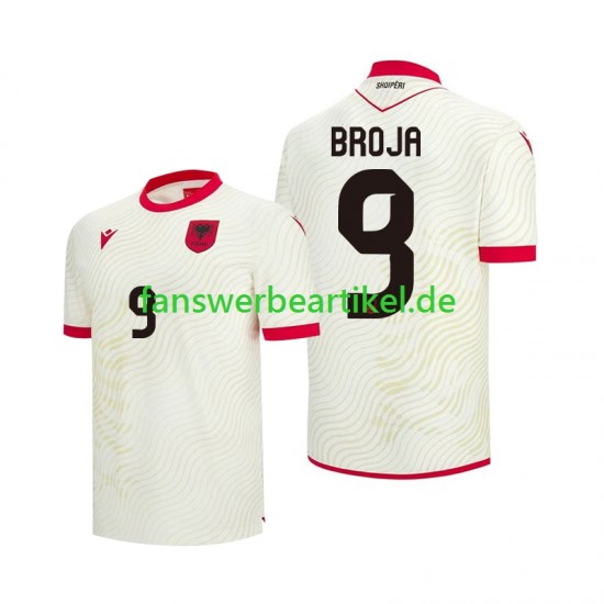 Armando Broja 9 Trikot Albanien Herren Auswärtsausrüstung WM 2026 Kurzarm