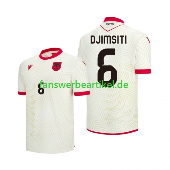 Berat Djimsiti 6 Trikot Albanien Herren Auswärtsausrüstung WM 2026 Kurzarm