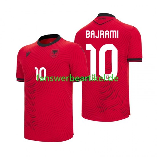 Nedim Bajrami 10 Trikot Albanien Herren Heimausrüstung WM 2026 Kurzarm
