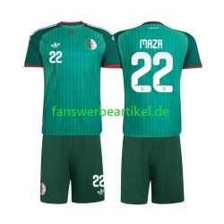 Ibrahim Maza 22 Trikot Algerien Kinder Auswärtsausrüstung 2026 Kurzarm