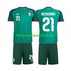 Ramy Bensebaini 21 Trikot Algerien Kinder Auswärtsausrüstung 2026 Kurzarm